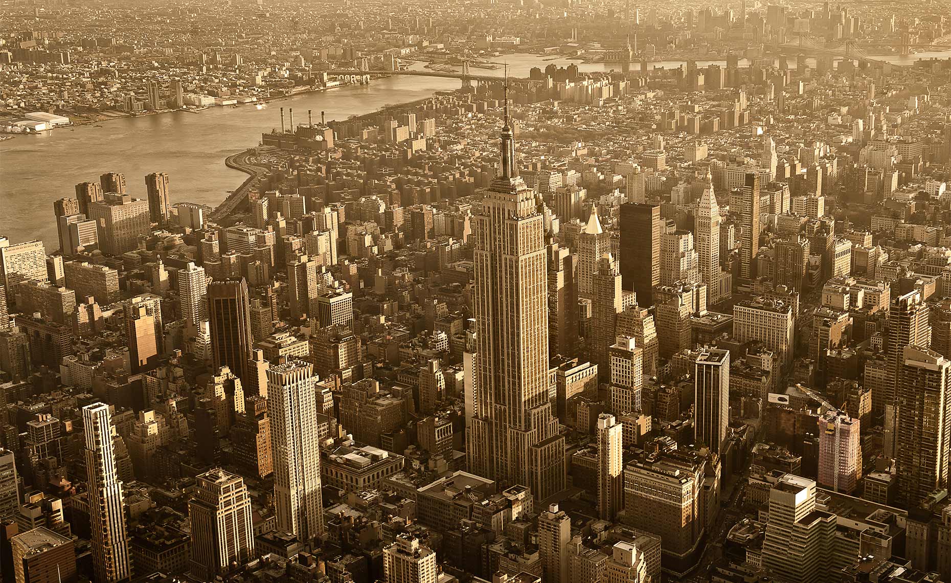 Aerial-Photo-of-Midtown-New-York-Postcard-Empire-State-Building