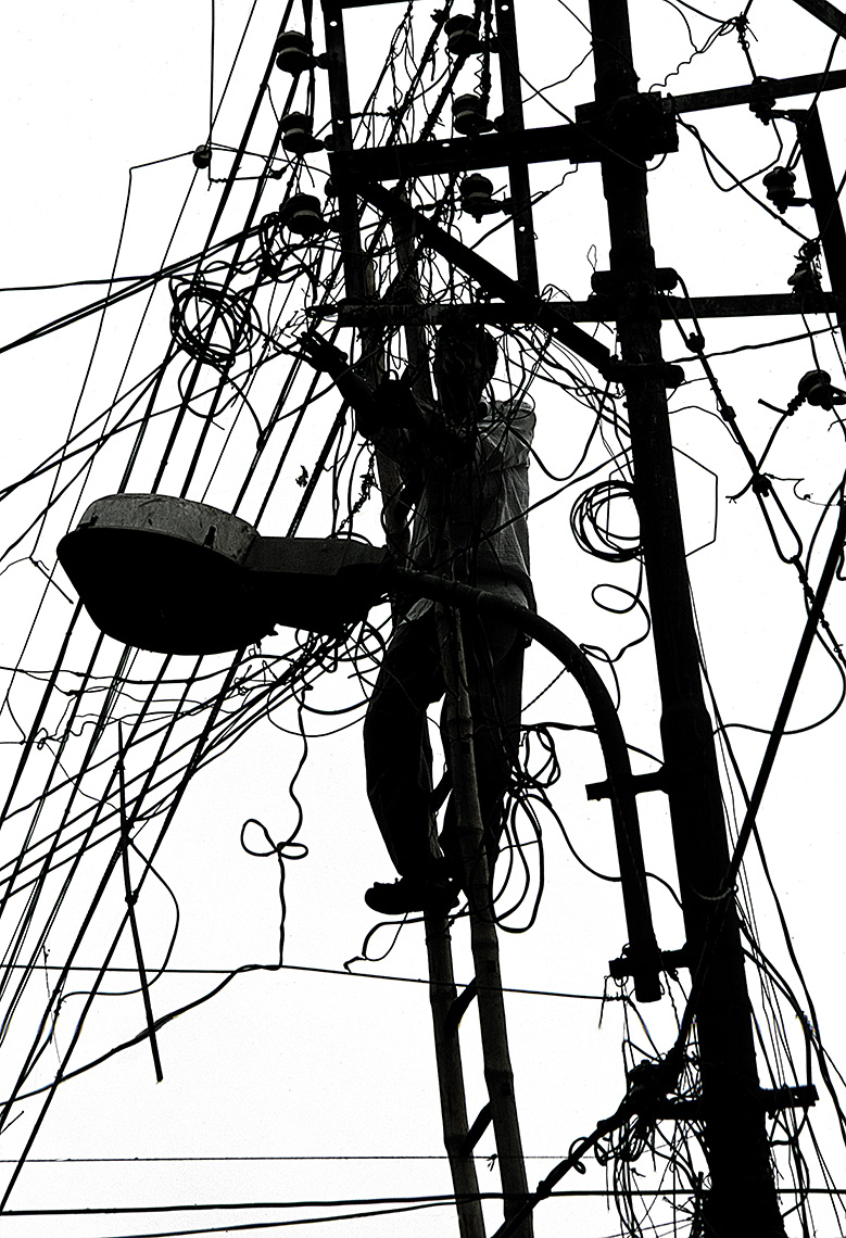 Electrical Company Worker, Calcutta, India
